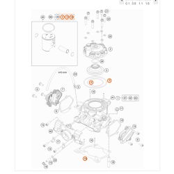  Kit piston Cote 1 (Gr. I) pour KTM 85 SX (06-17)